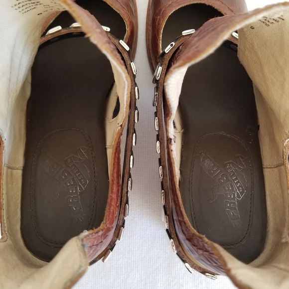 Freebird by Steven Blade Croc Embossed Leather Boots - Picture 5 of 9